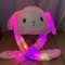 LED Plush Bunny Hat Kuromi Hello Kitty Moving Ears Glowing Rabbit Hat For Girls Halloween Party Acc 2
