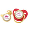 Luxury Rhinestones Baby Pacifier Princess Crown Chain Clips Silicone Newborn Pacifiers Infant Showe