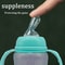 DropResistant Baby Bottle With Silicone Nipple And Cartoon Handle Standard Caliber PP Bottle 6