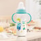 DropResistant Baby Bottle With Silicone Nipple And Cartoon Handle Standard Caliber PP Bottle 0