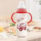 DropResistant Baby Bottle With Silicone Nipple And Cartoon Handle Standard Caliber PP Bottle 1