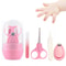 Safe Baby Nail Care Tool Newborn Nail Scissor Portable Clipper Tweezer Trimmer Children Manicure Ki 3