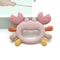 BPAFree CrabShaped Baby Teether Silicone Chillable Infant Teething Toy For Sore Gums 4
