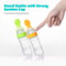 Silicone Baby Bottle With Spoon Food Supplement Bottle Squeeze Milk Cup For Rice Cereal Feeding 2