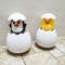 Kids Cute Duck Penguin Egg Bath Toy, Water Spray Sprinkler for Bathroom Shower Swimming, Baby Bathing Toy Gift For Kids