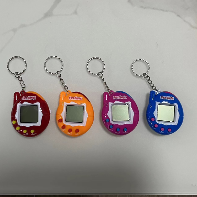 Nostalgic Transparent Electronic Pets Pixel Funny Virtual Cyber Digital Toy Keychain 2
