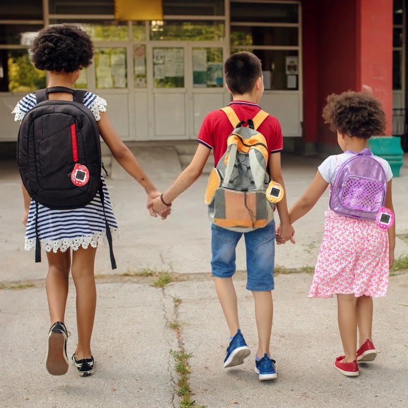 Nostalgic Transparent Electronic Pets Pixel Funny Virtual Cyber Digital Toy Keychain 4