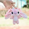 Cute Stuffed Animal Pendant Cartoon Stitch Plush Keychain Angel Doll Bag Charm Kids Gift For Birthd 5