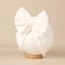 Cute Solid Color Baby Girls Turban Hat Lovely Bowknot Knitted Baby Hat Soft Newborn Infant Cap Bean 6