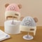 Soft Earflap Cap For Boys Girls Baby Bear Knit Hat With Ears Knitted Design With Bear Ears Soft F 5