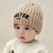 Knit Beanie Warm Cap For Infant Newborn Winter Baby Hat Fashion Letter Pattern Cold Weather Accesso 1