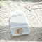 Months Cute Cartoon Label Hat for Baby, Toddler Knitted Beanie Hat, Crochet Warm White Bonnet, Baby Clothing Accessory