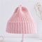 Ribbed Knitted Beanie Hats For Baby Kids Girls Boys Casual Toddlers Windproof Cap Photography Props 3