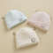 Kids Warm Bonnet Baby Bear Beanies Spring Autumn Pure Cotton Pullover Cap Boys Girls Newborn Fetal 0