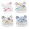 Kids Warm Bonnet Baby Bear Beanies Spring Autumn Pure Cotton Pullover Cap Boys Girls Newborn Fetal 1