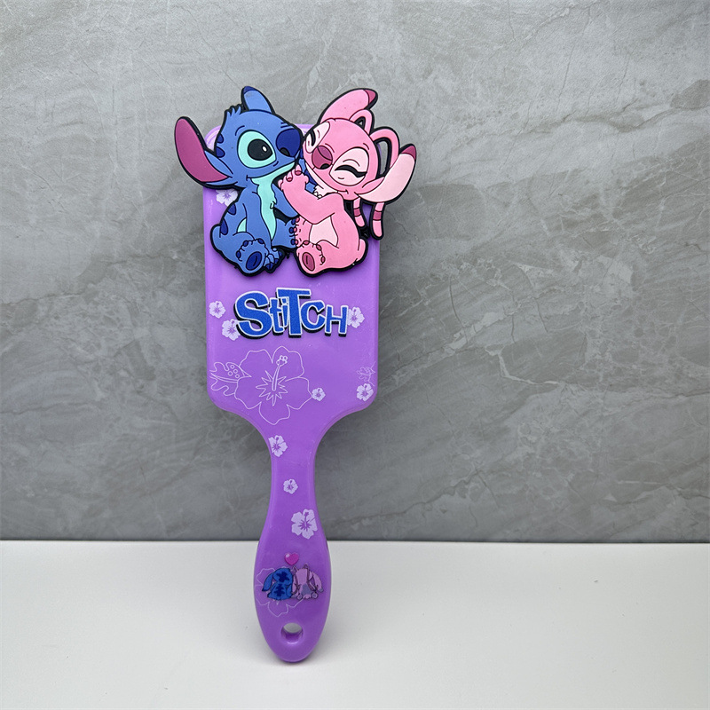 Cartoon Stitch Air Cushion Massage Comb Disney Animation Lilo Stitch Comb For Girls And Students 8