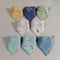 Infant Feeding Slabber, Baby Bibs Burp Cloths Cotton Triangle, Double Layer Teething Saliva Towel Newborn Stuff