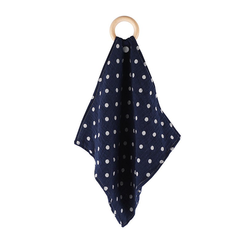 Cartoon Shape Beech Wood Animals Teether Baby Saliva Towel Baby Bibs Cotton New Baby Product Muslin 18