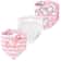 Childrens Bib Set Three Piece Baby Saliva Towel Bibs Dribble Ons Soft Boys And Girls Triangular Tow 2