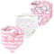 Childrens Bib Set Three Piece Baby Saliva Towel Bibs Dribble Ons Soft Boys And Girls Triangular Tow 2