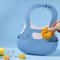 Lightweight Baby Bib Pants Silicone Bib Waterproof Summer Convenient Adjustment Eating Bib Pinny Bi 0