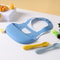 Lightweight Baby Bib Pants Silicone Bib Waterproof Summer Convenient Adjustment Eating Bib Pinny Bi 2
