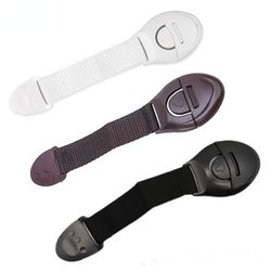 child toddler safety lock for kids, coffee, white, black drawer refrigerator lock