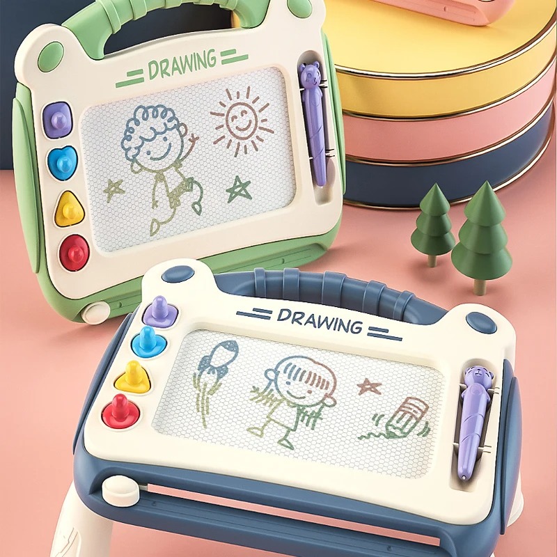 Magnetic Drawing Board For Children Wipeable Color Graffiti Household Toddler Writing Board Plastic 1