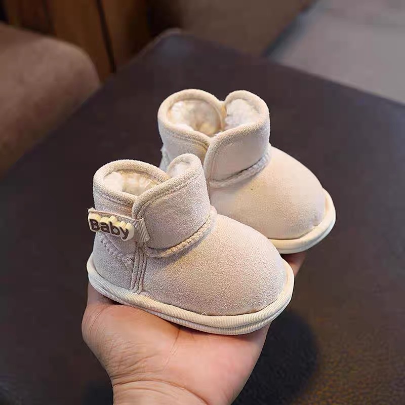 Toddler Warm Winter Snow Boots Newborn Baby Fleece Ankle Boots Nonslip Thickened Shoes For Girls An 7