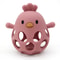 Hollow Out Baby Silicone Teether Toys Cartoon Chick Shape Baby Care Chewing Training 11