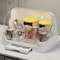 Baby Bottle Drying Rack with Removable Tray, Dustproof Storage Box, Portable, for Bottles and Accessories