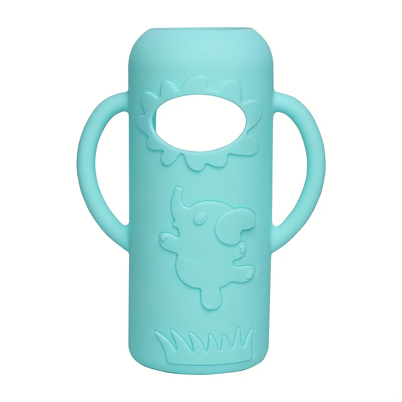 Durable New Elephant Narrowneck Bottle Silicone Handle Sleeve For Milk Bottle Juice Or Water Bottle 6
