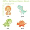 Birthday Party Decor Dinosaur Lollipop Holder Card Roar Dino Favors 5