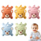 Baby Bear Silicone Teether Antieating Hand Tooth Care Silicone Baby Teeth Grinding Rod Baby Soothin 1