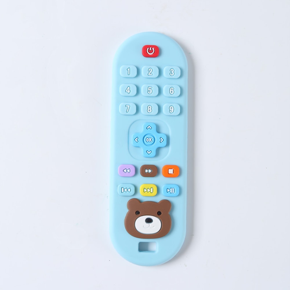 Baby Silicone Teething Remote Control AntiEating Period Soothing Toy 5