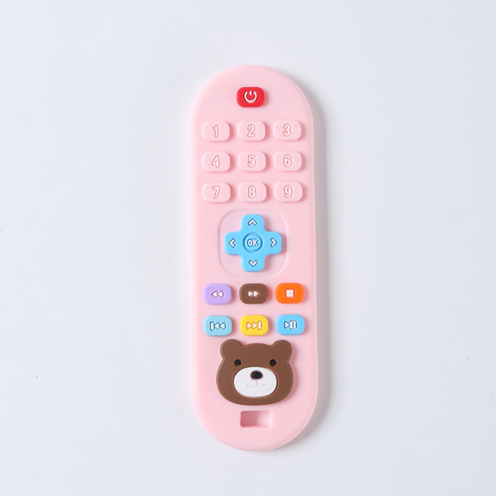 Baby Silicone Teething Remote Control AntiEating Period Soothing Toy 8