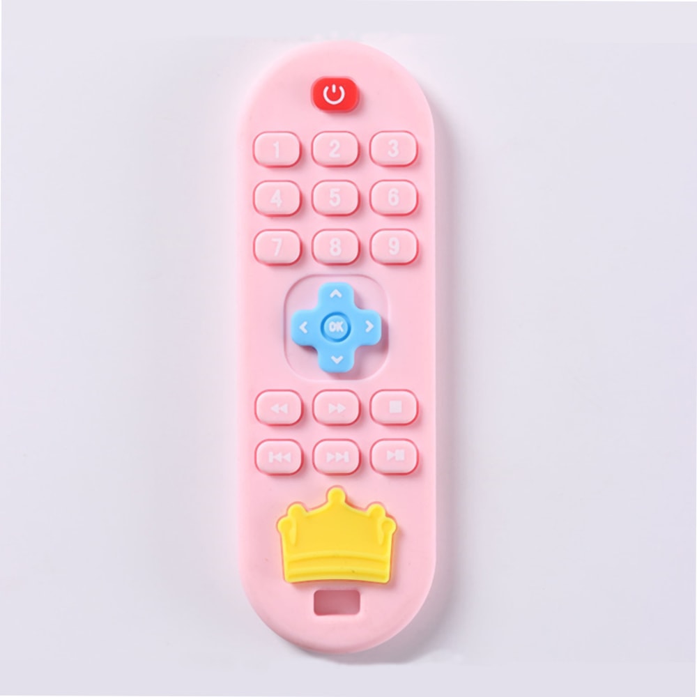 Baby Silicone Teething Remote Control AntiEating Period Soothing Toy 11