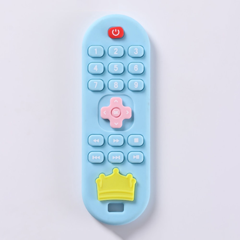 Baby Silicone Teething Remote Control AntiEating Period Soothing Toy 12