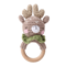 Wooden Teether Toy Baby Crochet Rattle BPA Free Wood Rodent Rabbit Rattle Baby Mobile Play Gym 15