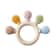 Silicone Baby Teether BPAFree Crab Wooden Ring Teething Toys 8