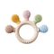 Silicone Baby Teether BPAFree Crab Wooden Ring Teething Toys 8