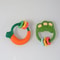 BPAFree Silicone Carrot Teether Safe Chewing Toy For Infants Teething Relief 1