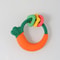BPAFree Silicone Carrot Teether Safe Chewing Toy For Infants Teething Relief 7