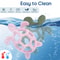 Cartoon Baby Silicone Teether, Food Grade Silicone Turtle, DIY Rodent Teeth Toy for Babies