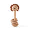 Newborn Rattle Teething Toys Baby Wooden Montessori Toys Cartoon Animal Rabbit Crocodile Blocks Woo 5