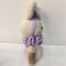 Long Ear Bunny Baby Rattler Safety Wooden Teether Mobile Crib Bell Teething Toy 1