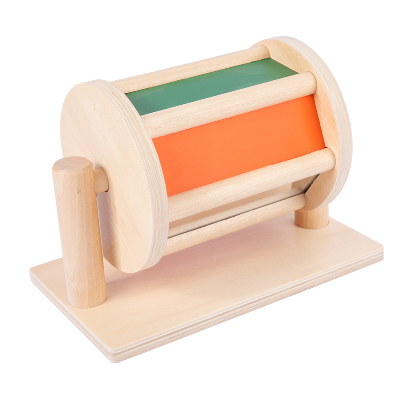 Bright Color Sensory Montessori Drum Toys Newest Wooden Drum Baby Toys Early Childhood Education Ro 8