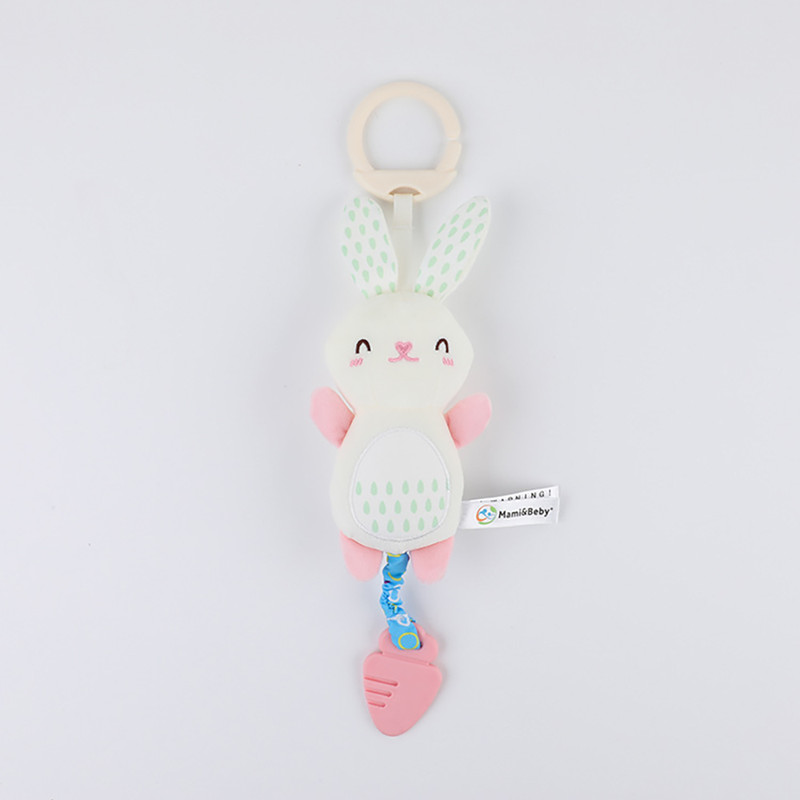 Baby Toys Shaker Crinkle Squeaky Sensory Travel Accessories Newborn Soft Stuffed Animal Rattle Hand 4