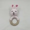 Baby Teether Music Rattles For Kids Animal Crochet Rattle Rabbit Bear Ring Wooden Babies Gym Montes 14