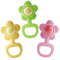 Hand Bell Toy For Kids Sunflower Design Cultivates Hand Holding Ability Random Color Suitable For B 2